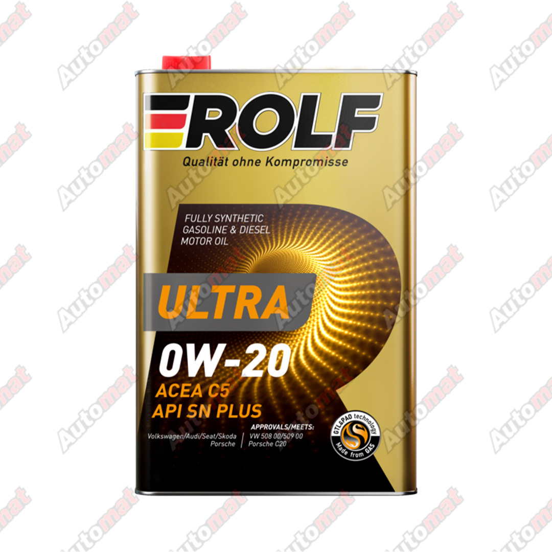 Масло моторное ROLF Ultra SAE 0W-20 C5 SN 1л
