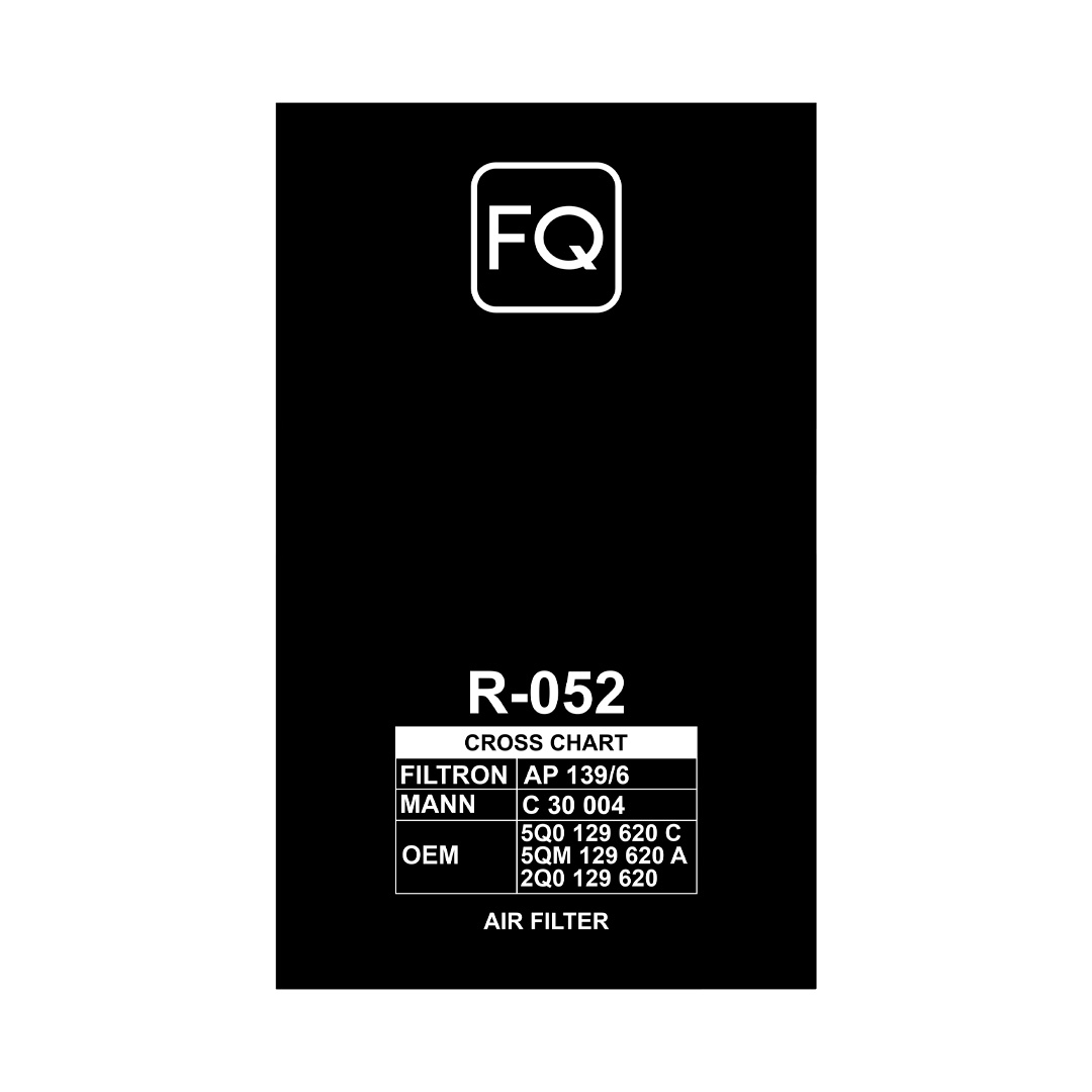 Фильтр воздушный FQ R-052