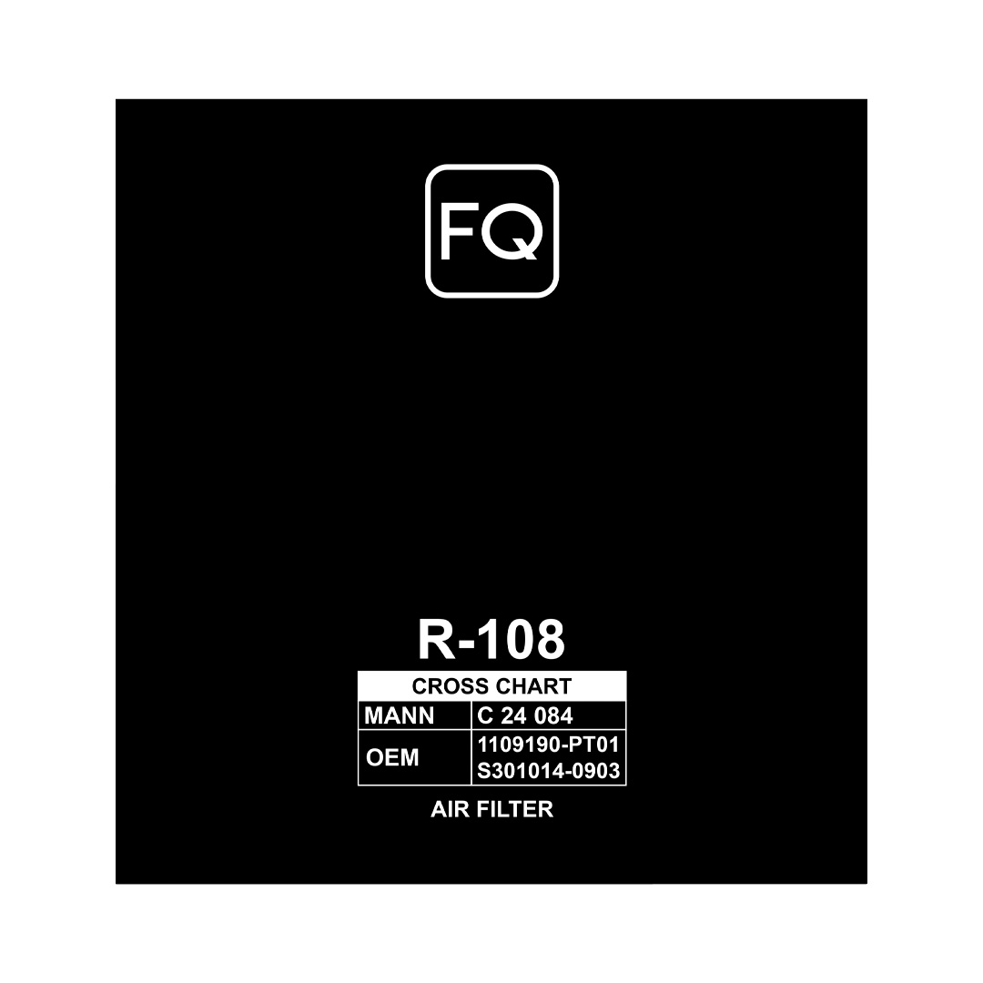 Фильтр воздушный FQ R-108