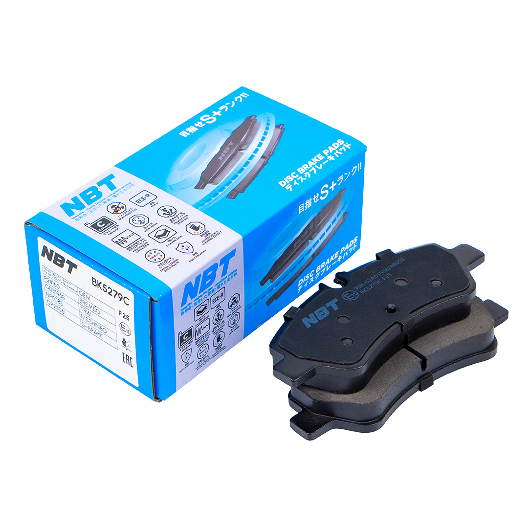Колодки тормозные дисковые NBT BK5279C / NP5083 / GDB1968 / P24160 / GP23061