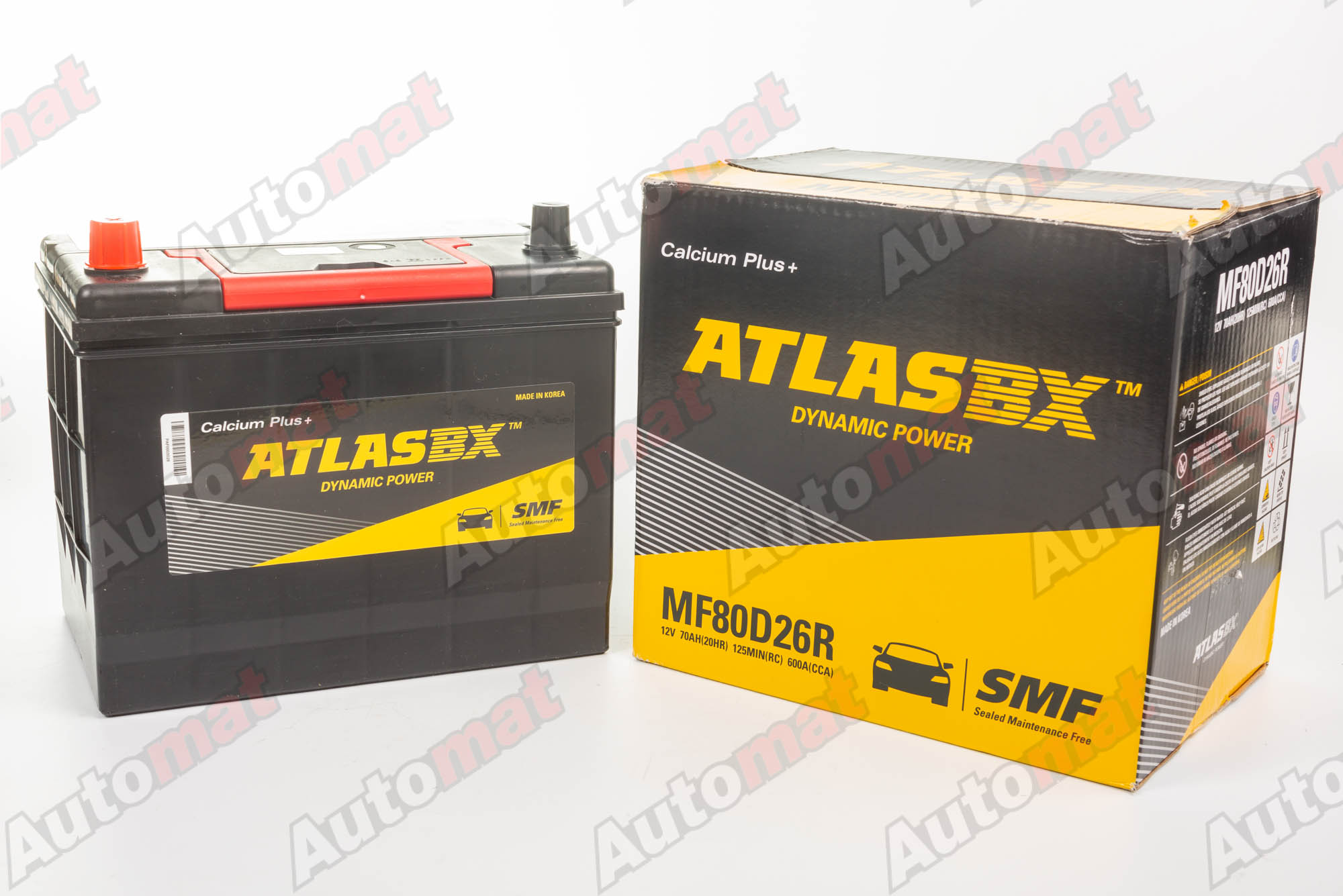 Аккумулятор ATLAS MF 70 А/ч 80D26R