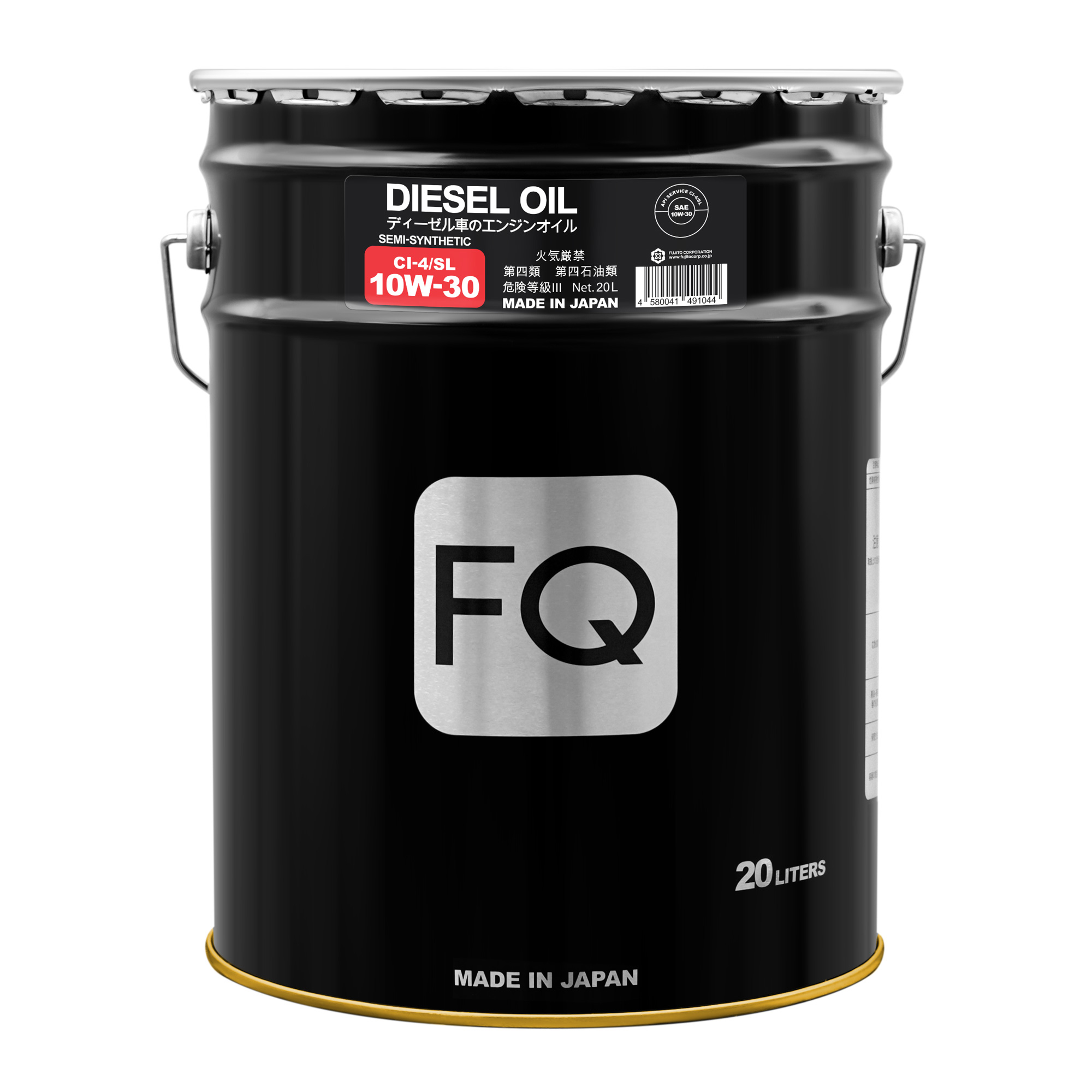 Моторное масло FQ DIESEL 10W-30 CI-4/SL SEMI-SYNTHETIC, 20л