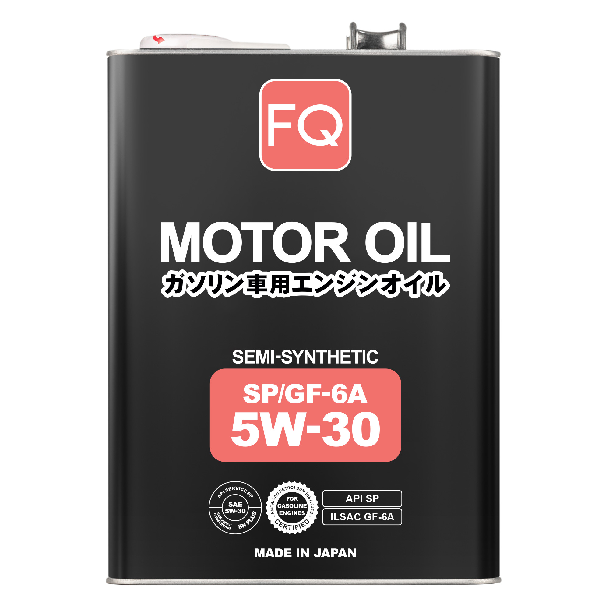 Моторное масло FQ 5W-30 SP/GF-6A SEMI-SYNTHETIC, 4л