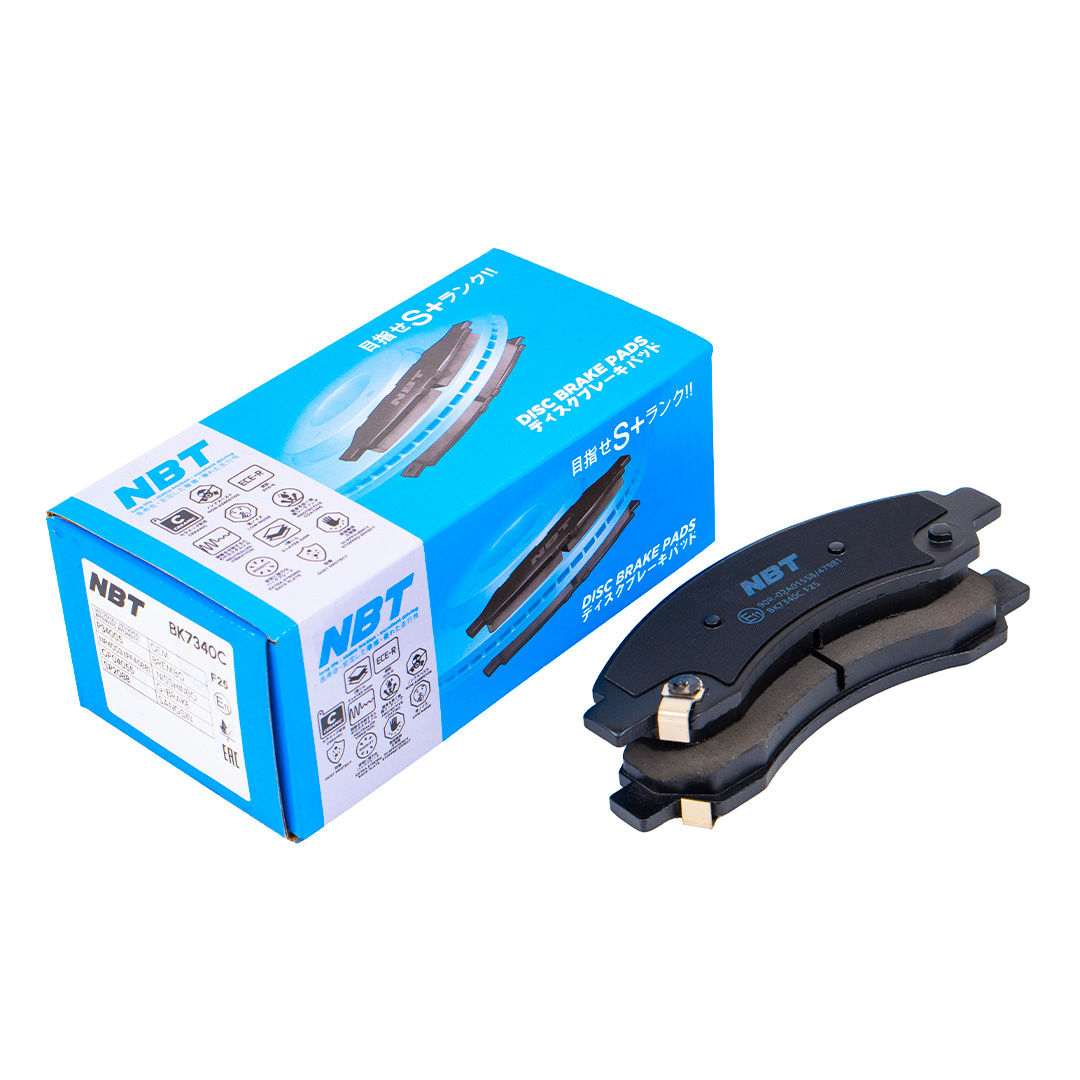 Колодки тормозные дисковые NBT BK7340C / NP4003 (PF4588) / SP2088 / P34005 / GP4055
