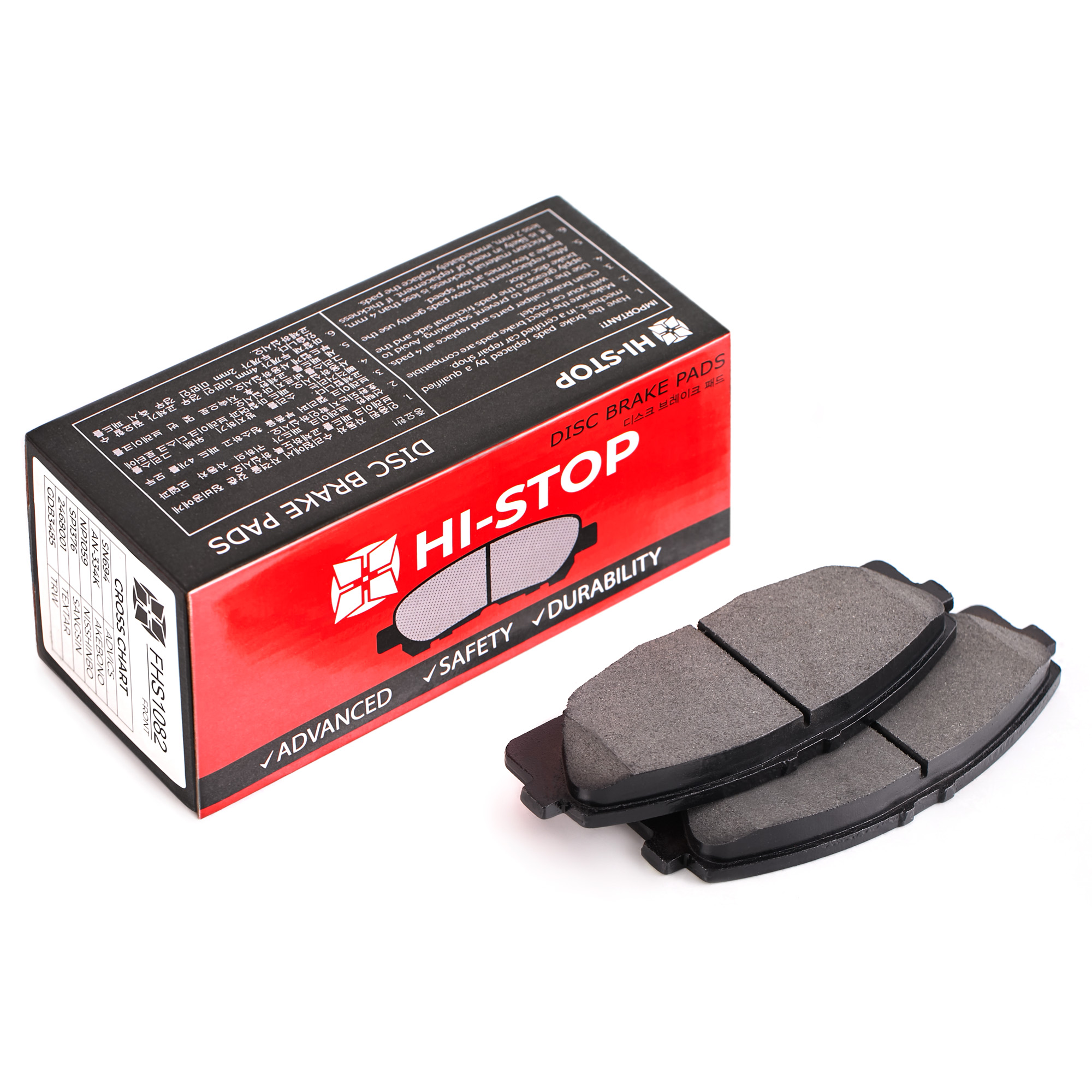 Колодки тормозные дисковые HI-STOP FHS1082 / SN694 / AN-334K / NP1059