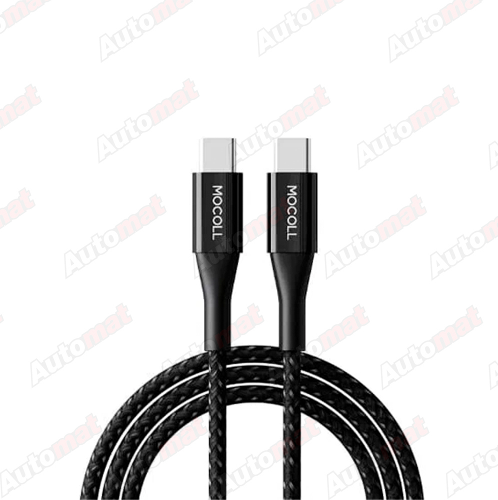 Кабель Mocoll Type-C to Type-C Alfa Series Black